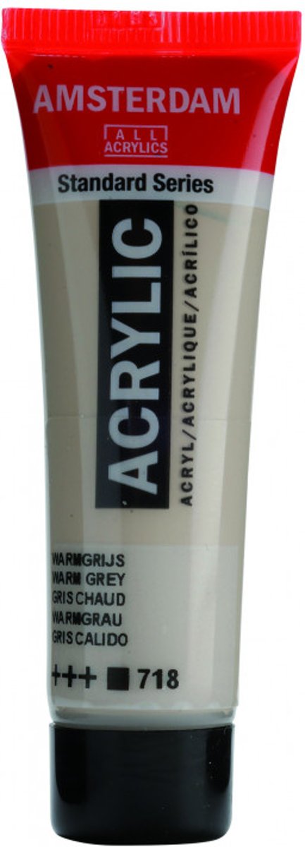 Amsterdam Acrylic 20 ml Warm Grey (718)