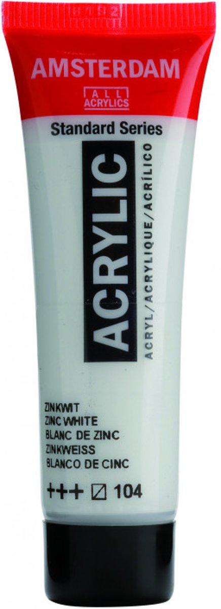 Amsterdam Acrylic 20 ml Zinc White (104)