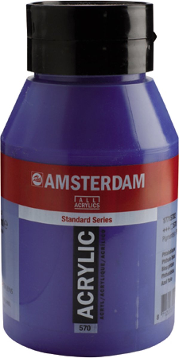 Amsterdam Acrylverf 570 Phtaloblauw 1L