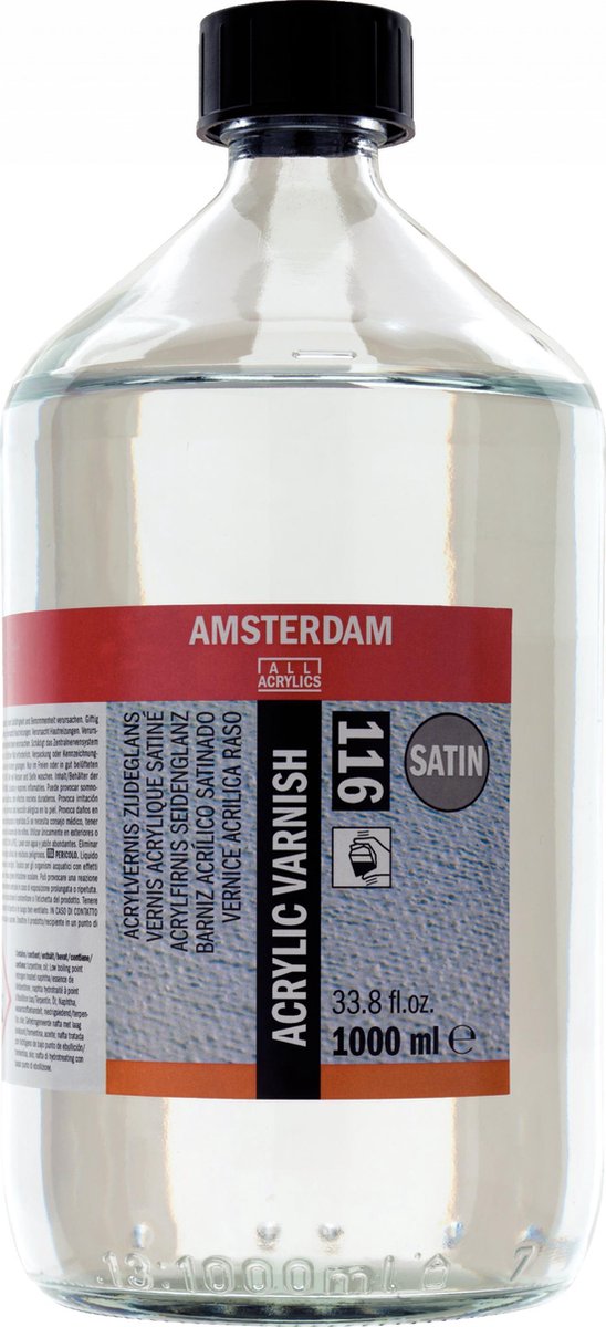   Acrylvernis Zijdeglans 116 Fles 1000 ml