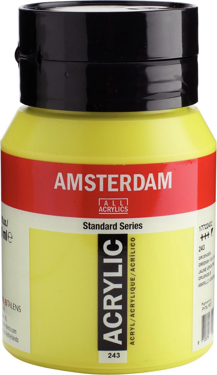 Amsterdam Standard Series Acrylverf - 500 ml 243 Groengeel