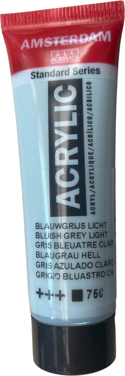 Amsterdam acryl 750 Blauwgrijs licht 20 ml