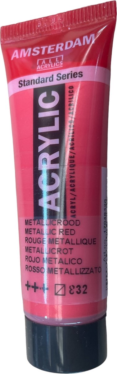 Amsterdam acryl 832 Metallic rood 20 ml