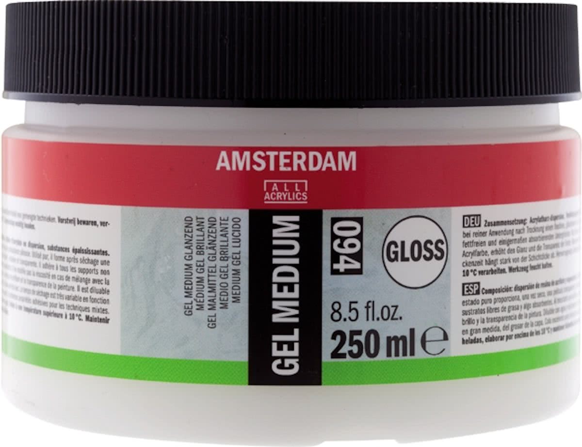 Gel medium glanzend 250 ml flacon