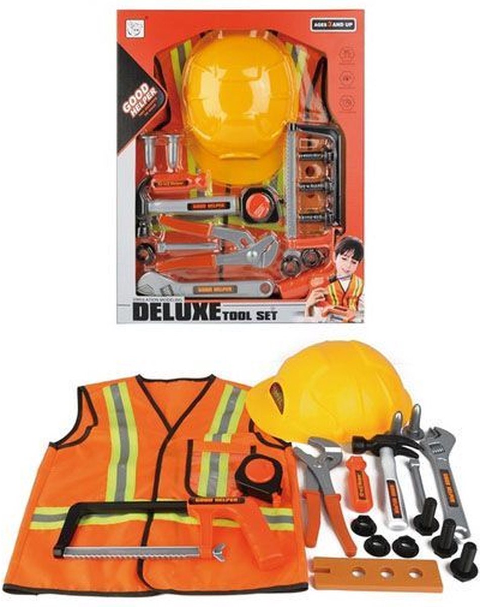 Bouwvakker Verkleedset.