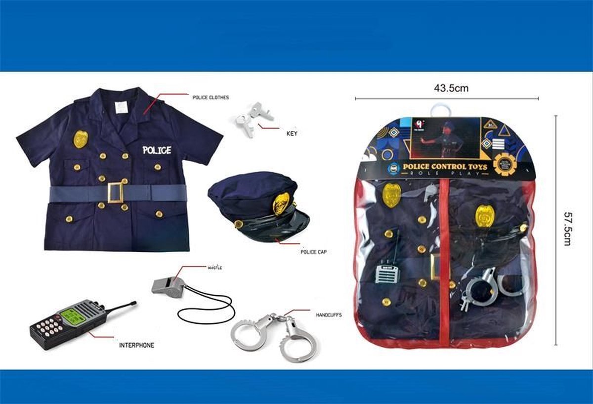 Politieagent Verkleedset.