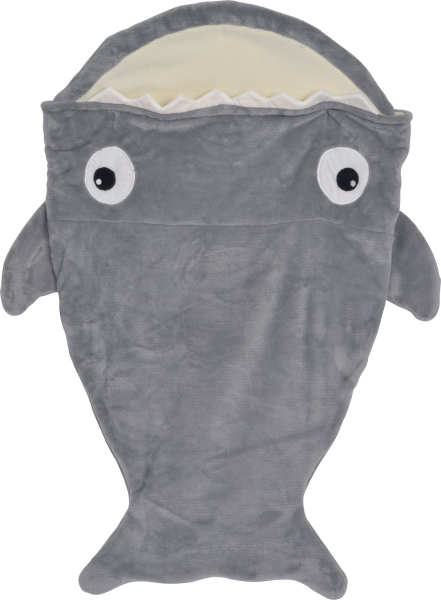 Slaapzak grijze haai - 91x58 cm.