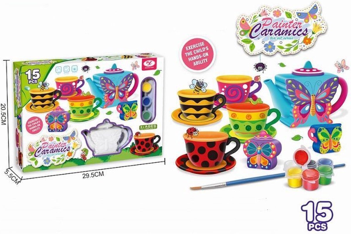 Thee Setje Schilderen (Vlinder).