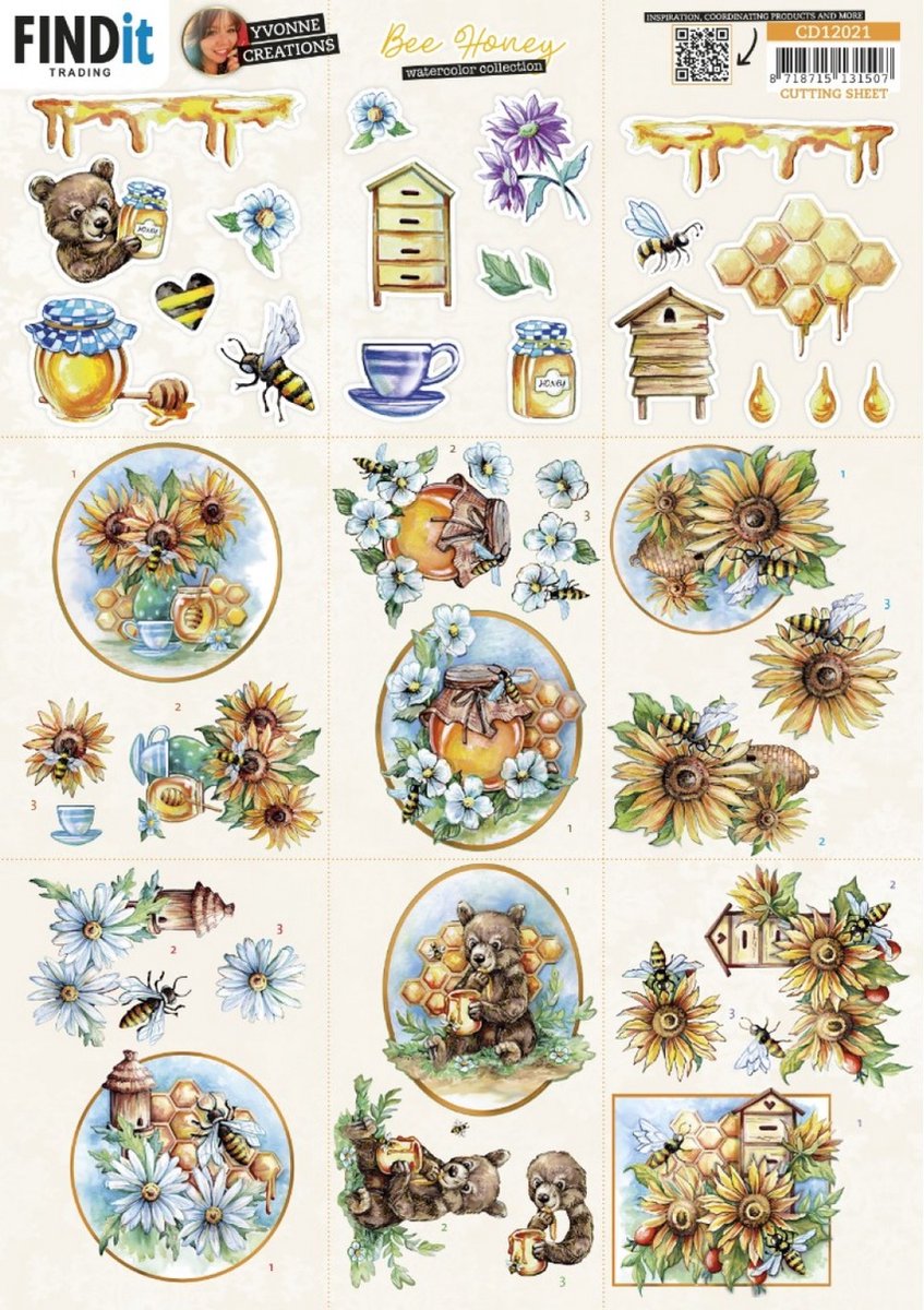 3D Cutting Sheets - Amy Design - Botanical Garden - Mini 10 stuks