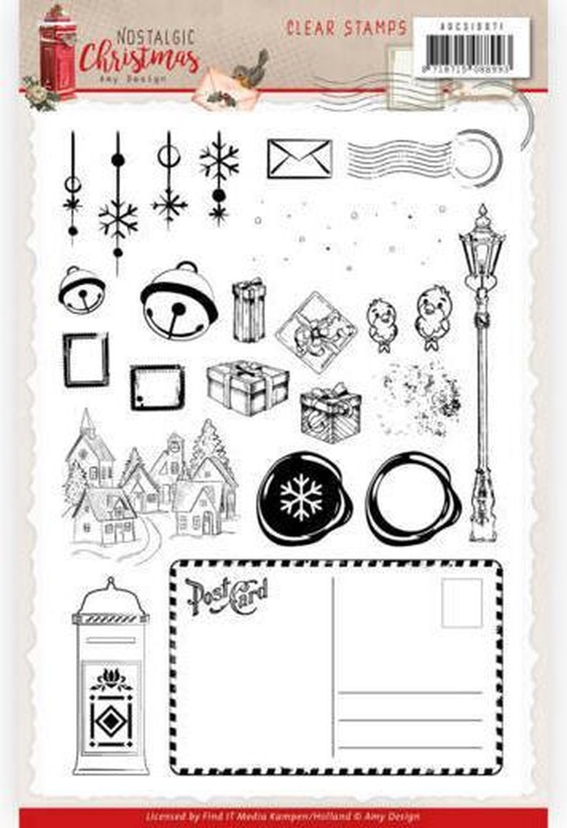 Clear Stamps - Amy Design - Nostalgic Christmas ADCS10071