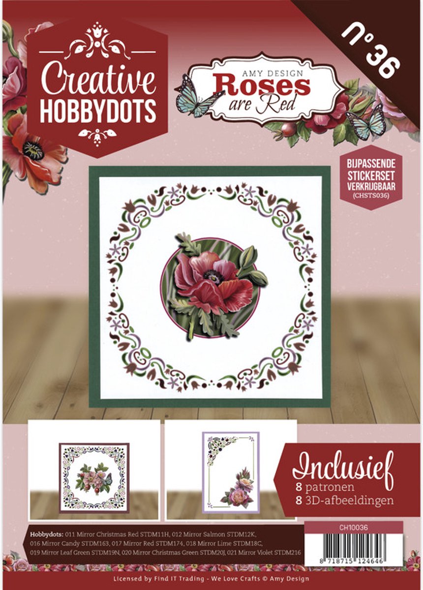 Creative Hobbydots 36 - Amy Design - Roses Are Red