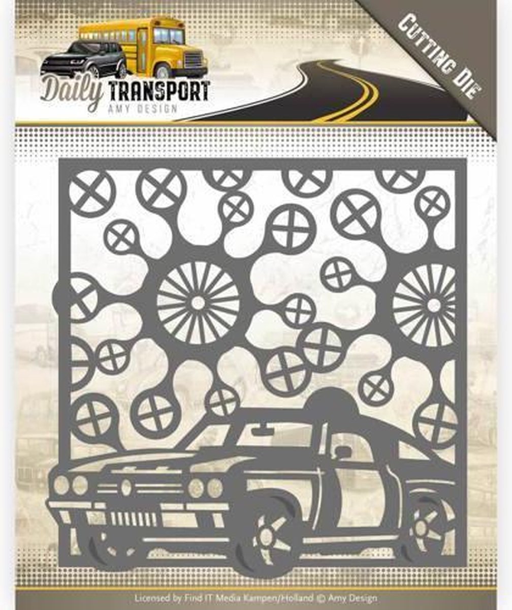 Mal  - Amy Design - Daily Transport - Auto Omlijsting