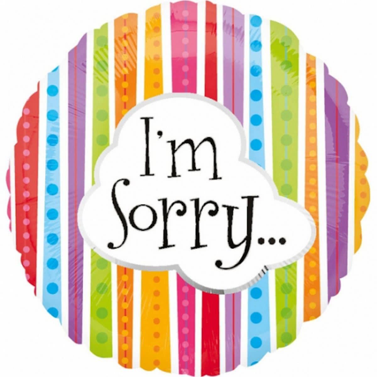 Folie ballon Im sorry 45 cm