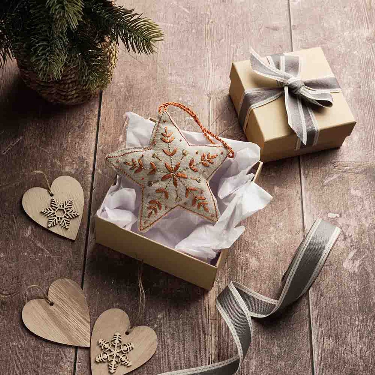 Anchor Borduurpakket kersthanger ster