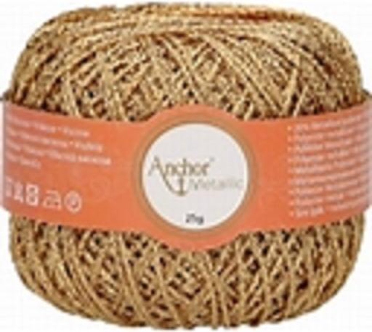 Anchor Metallic Goud Bol 25 gram