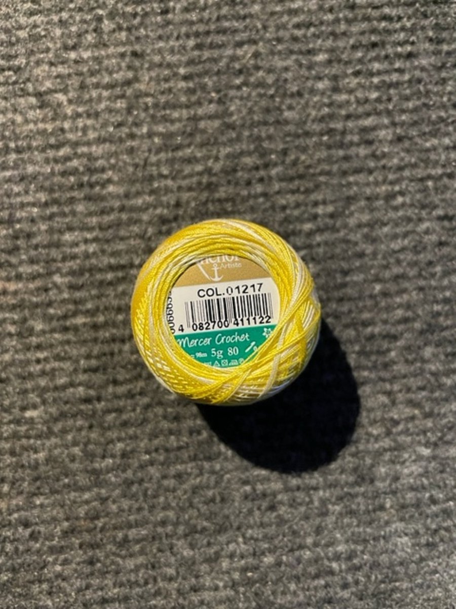 Haakgaren extra fijn Anchor special dentelles no.80   Kleur  01217