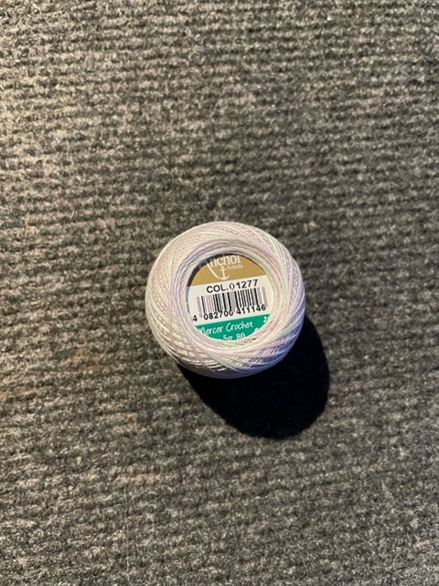 Haakgaren extra fijn Anchor special dentelles no.80   Kleur  01277