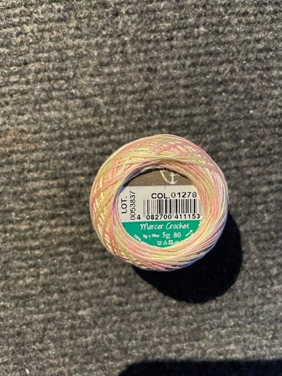 Haakgaren extra fijn Anchor special dentelles no.80   Kleur 01278