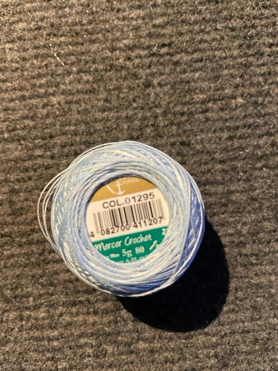 Haakgaren extra fijn Anchor special dentelles no.80   Kleur 01295