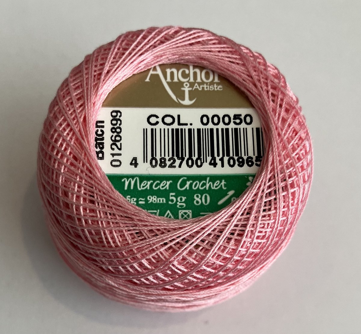 Haakgaren extra fijn Anchor special no 80. kleur 0050