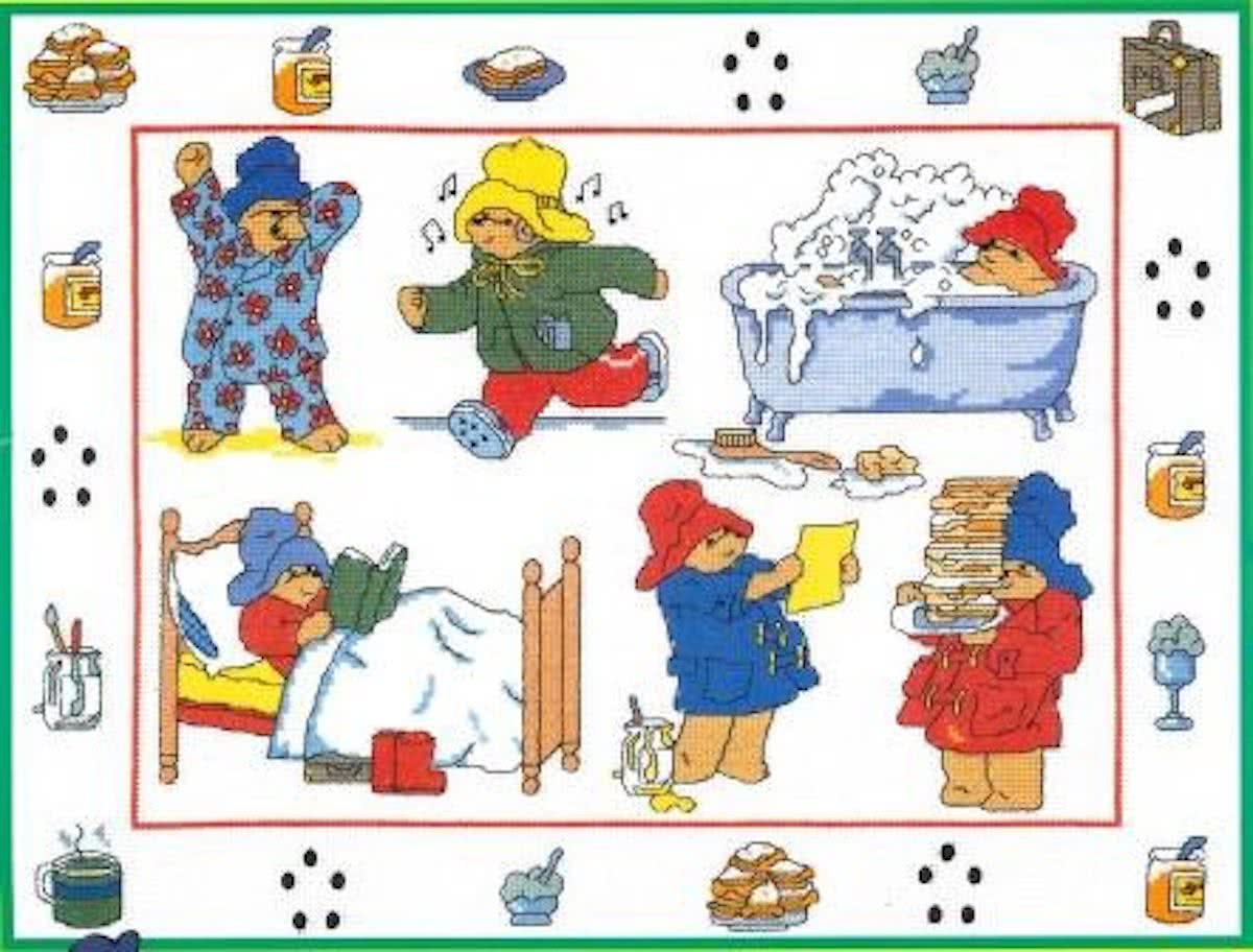 borduurpakket PBC05 paddington bear, dag van paddington