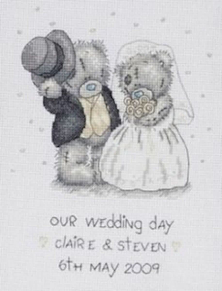 borduurpakket TT214 me to you, huwelijk