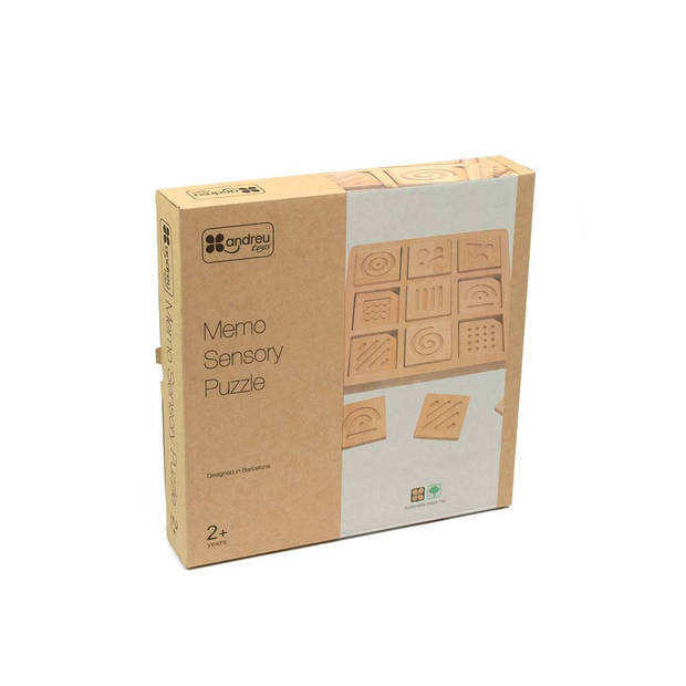 Andreu Toys ANDREU - Memo sensorische puzzel