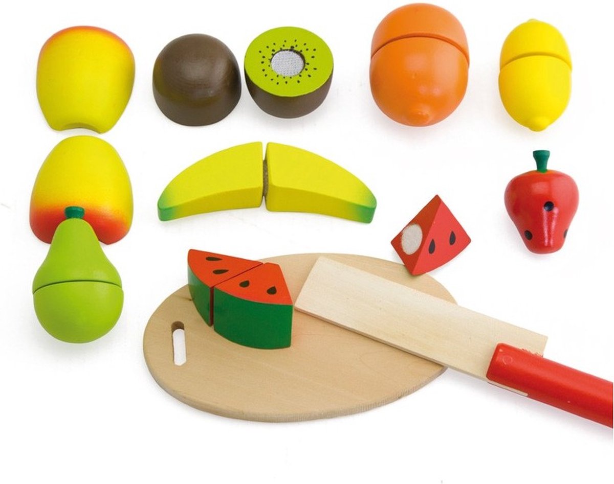 Andreu Toys educatief spel - Maaltijden Fruiten karton speelgoed.
