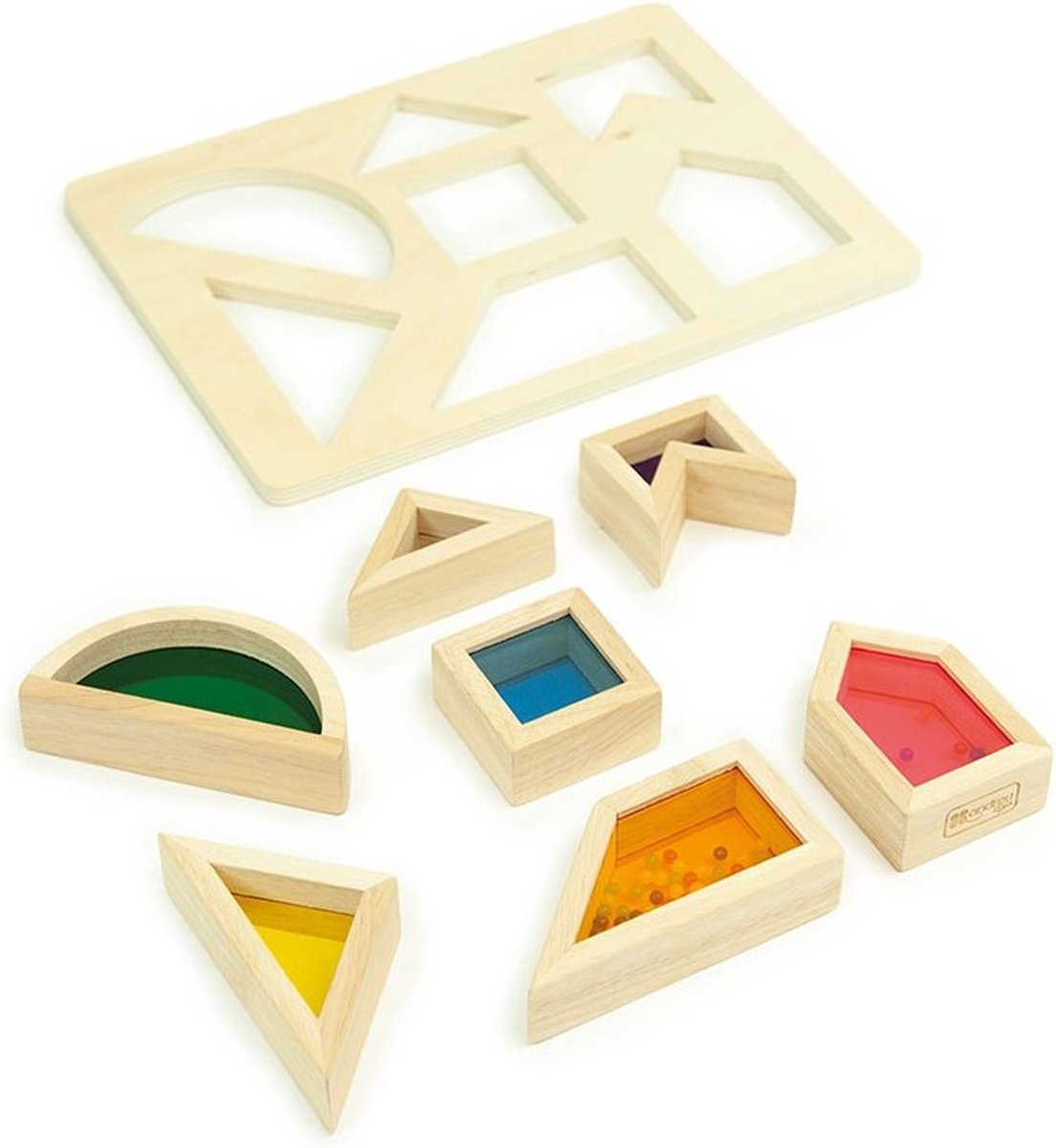 Andreu Toys puzzel - Transparante educatieve puzzel karton.