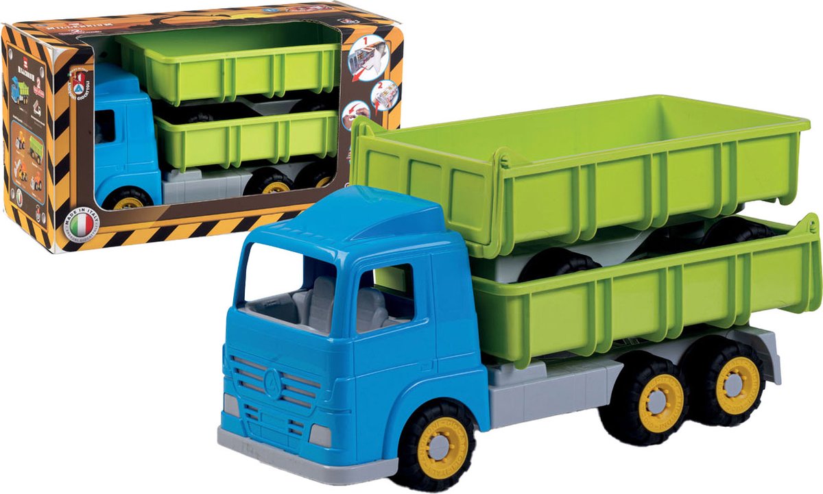 Androni Kiepvrachtwagen Dubbele Lading met Zachte Wielen