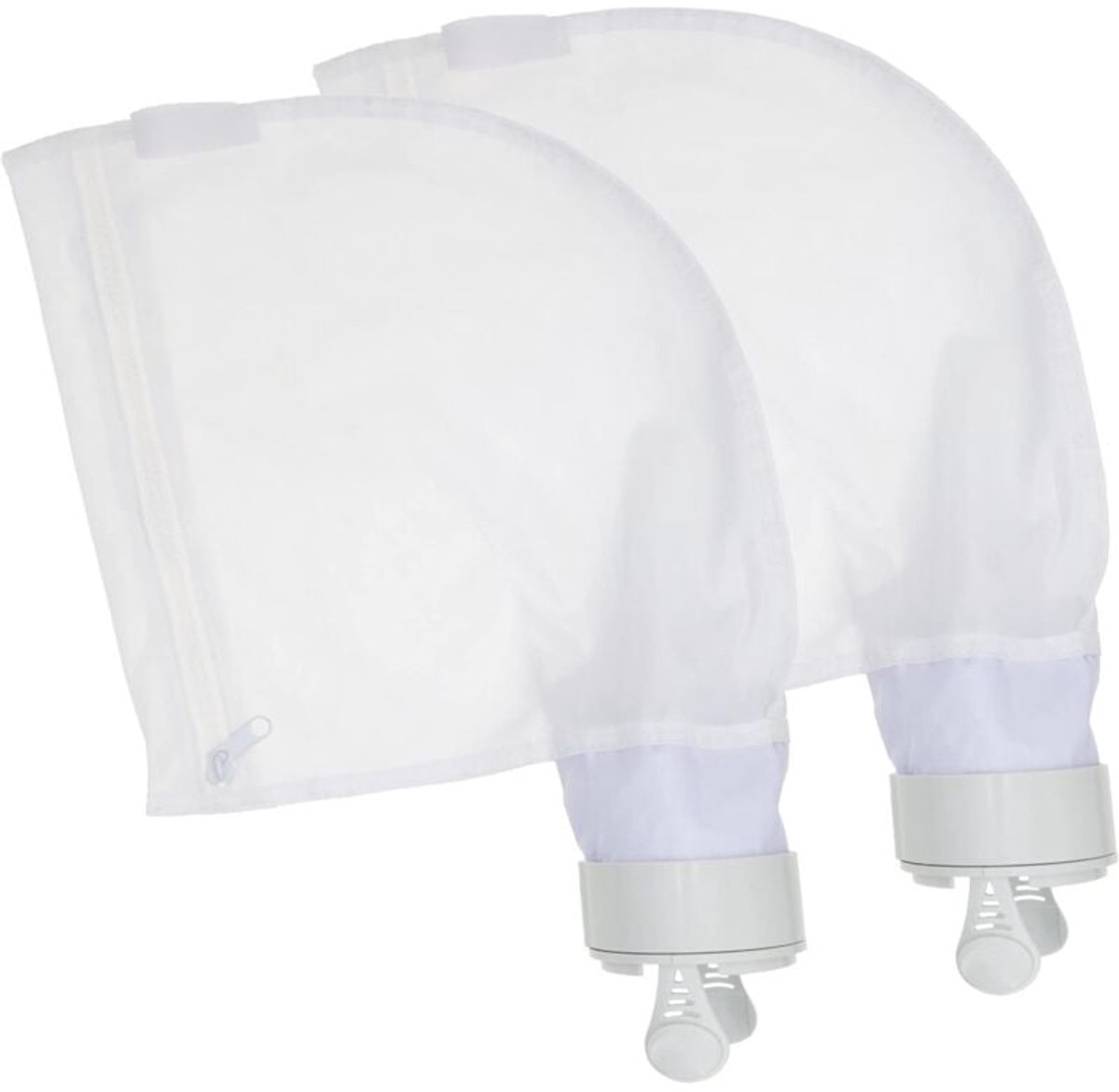 Aanpasbare slibzakken voor de Polaris 280 en 480 robot zwembadreiniger. Verpakking van 2 versterkte nylon filterzakken met rits (K13-ritssluiting) (verpakking van 2)