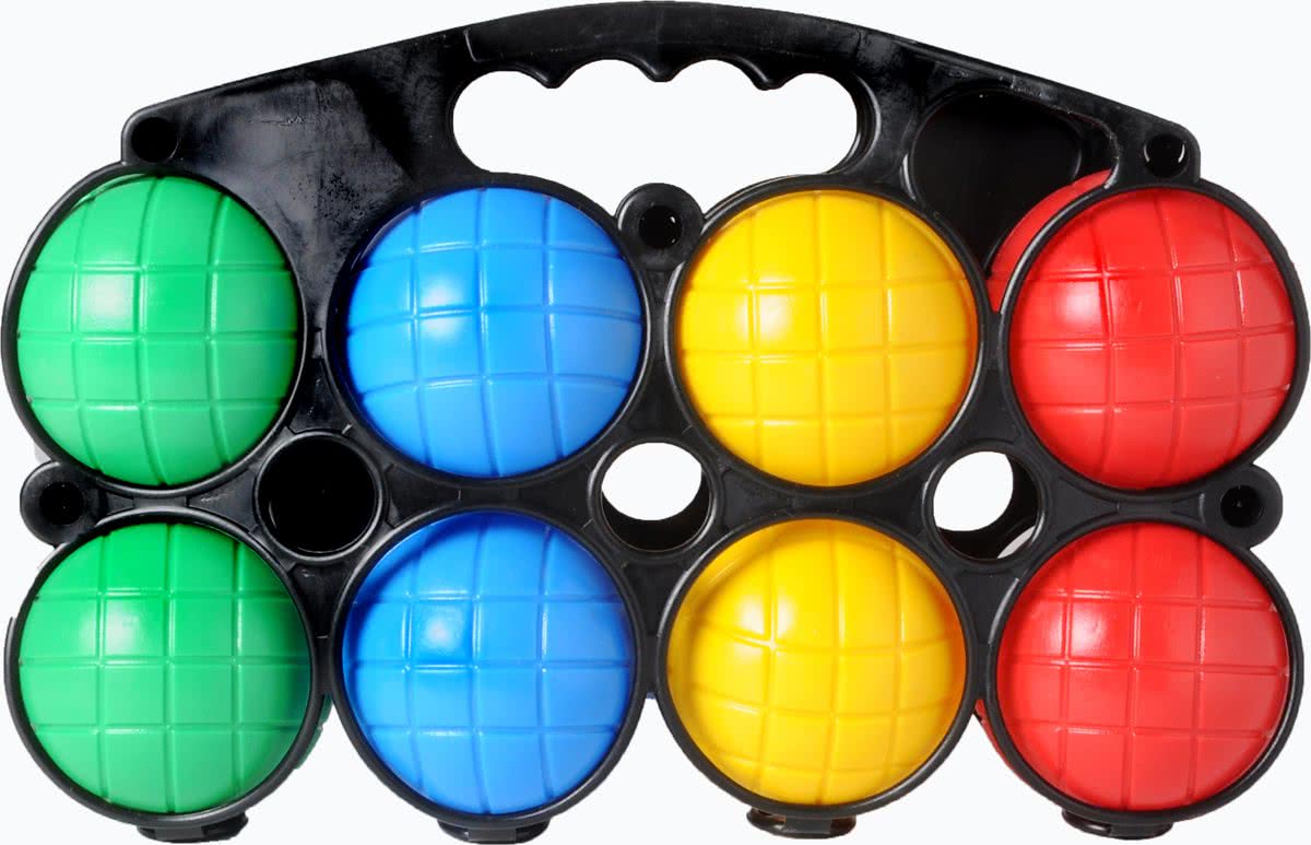 Longfield Games Jeu De Boule Set 8 Plastic Ballen