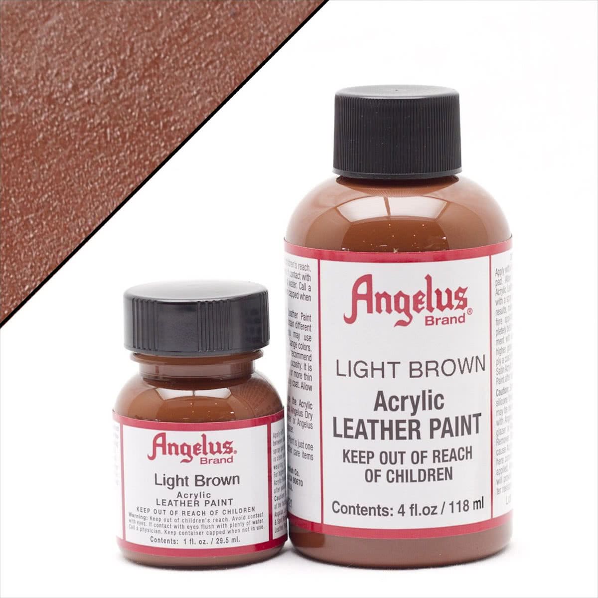 Angelus leerverf Licht Bruin 118ml/4oz