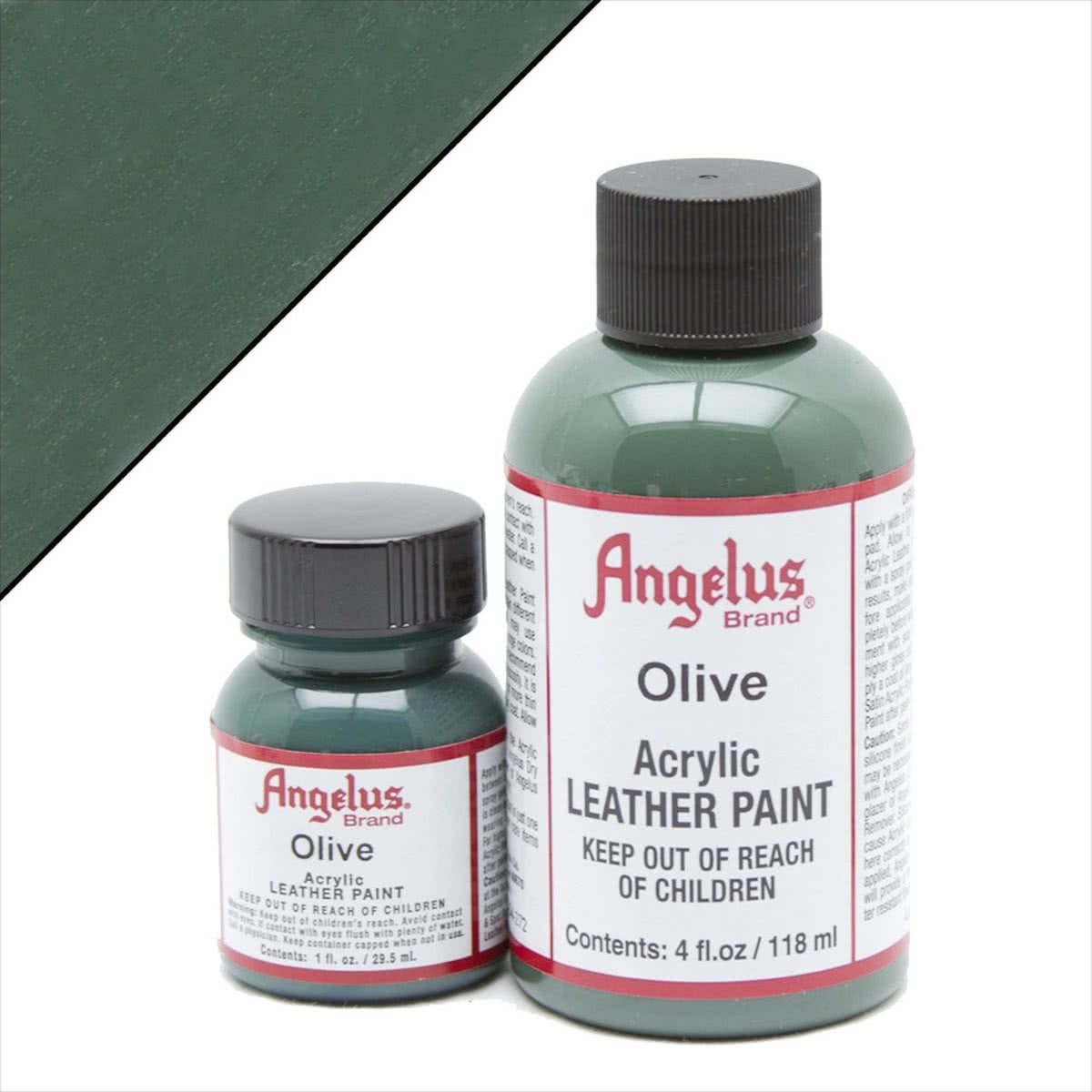Angelus leerverf Olijf 118ml/4oz