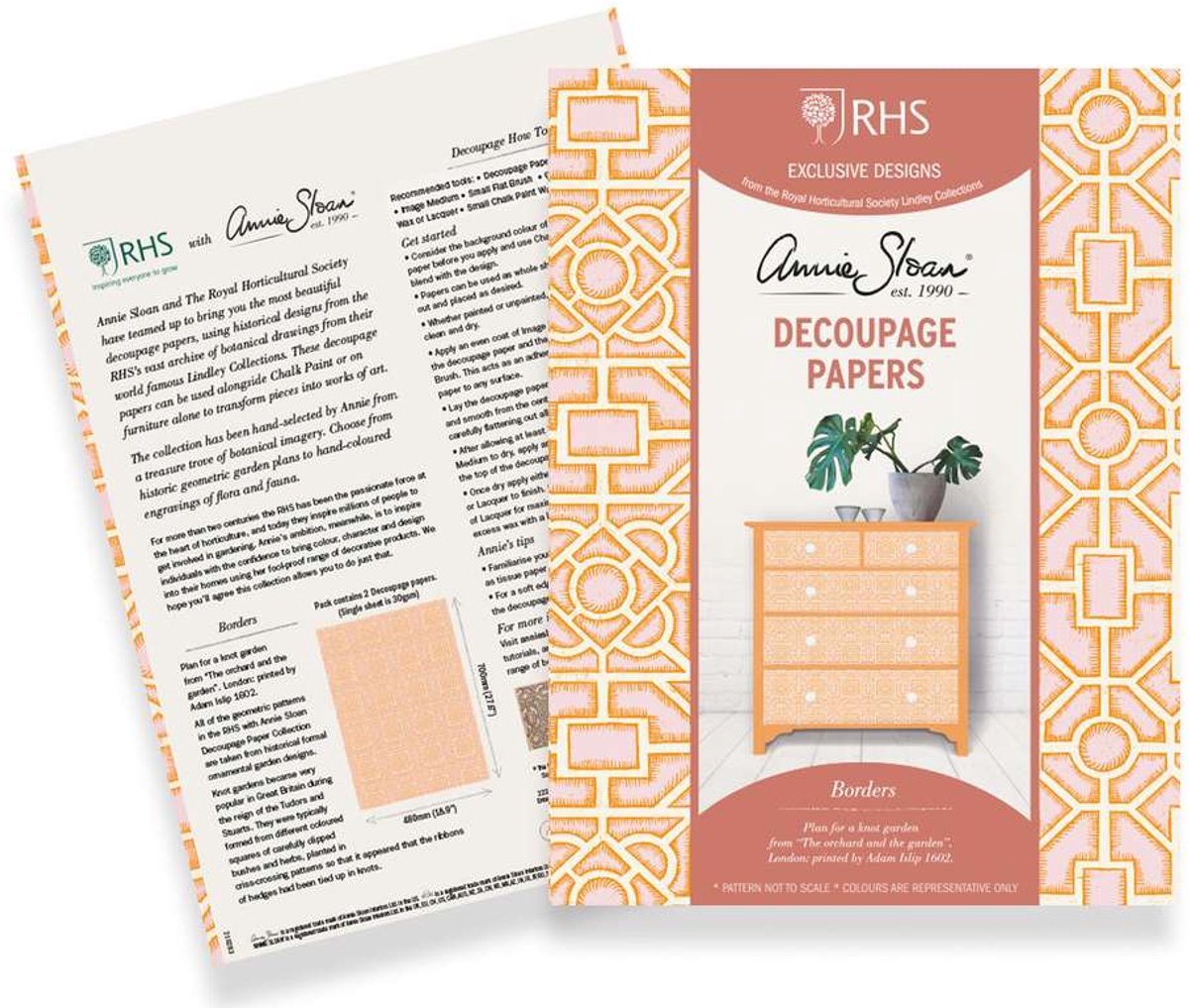 Annie Sloan Decoupage papier Borders