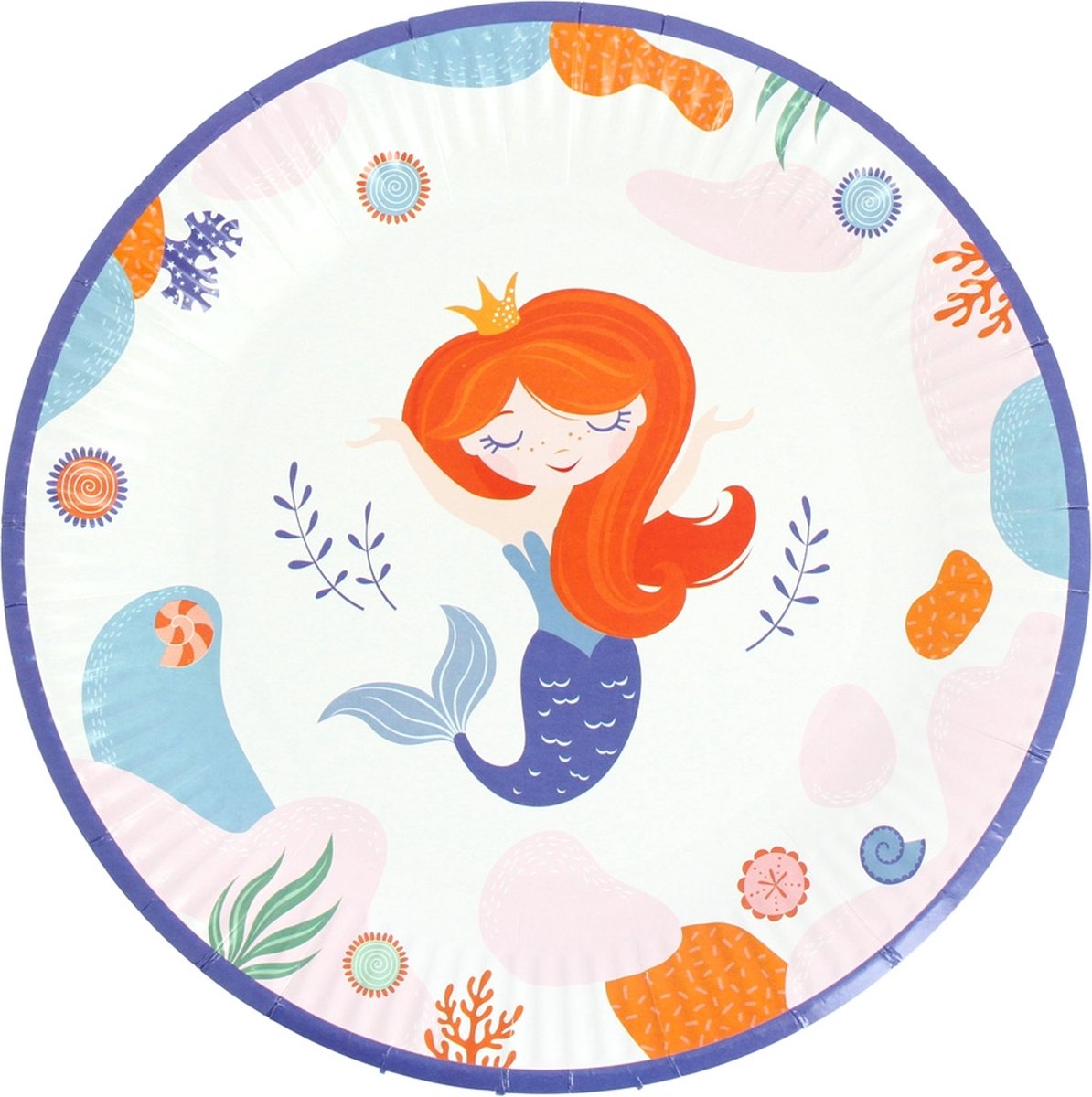 Papieren borden Mermaid feestje