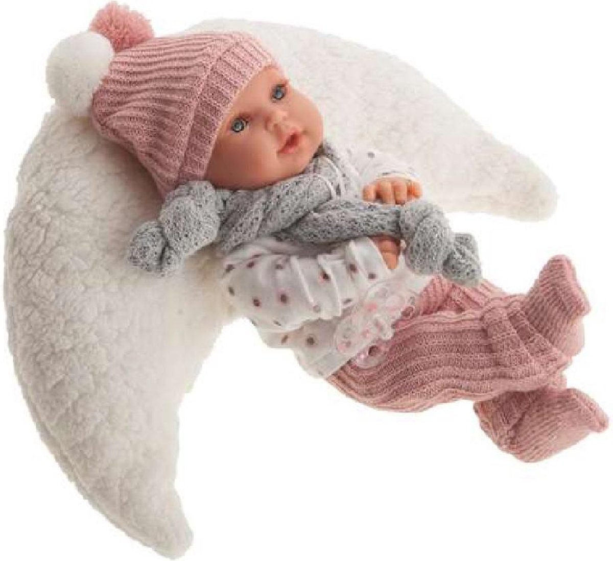 Babypop Kika Llorona Antonio Juan Kussen Maan (27 cm)