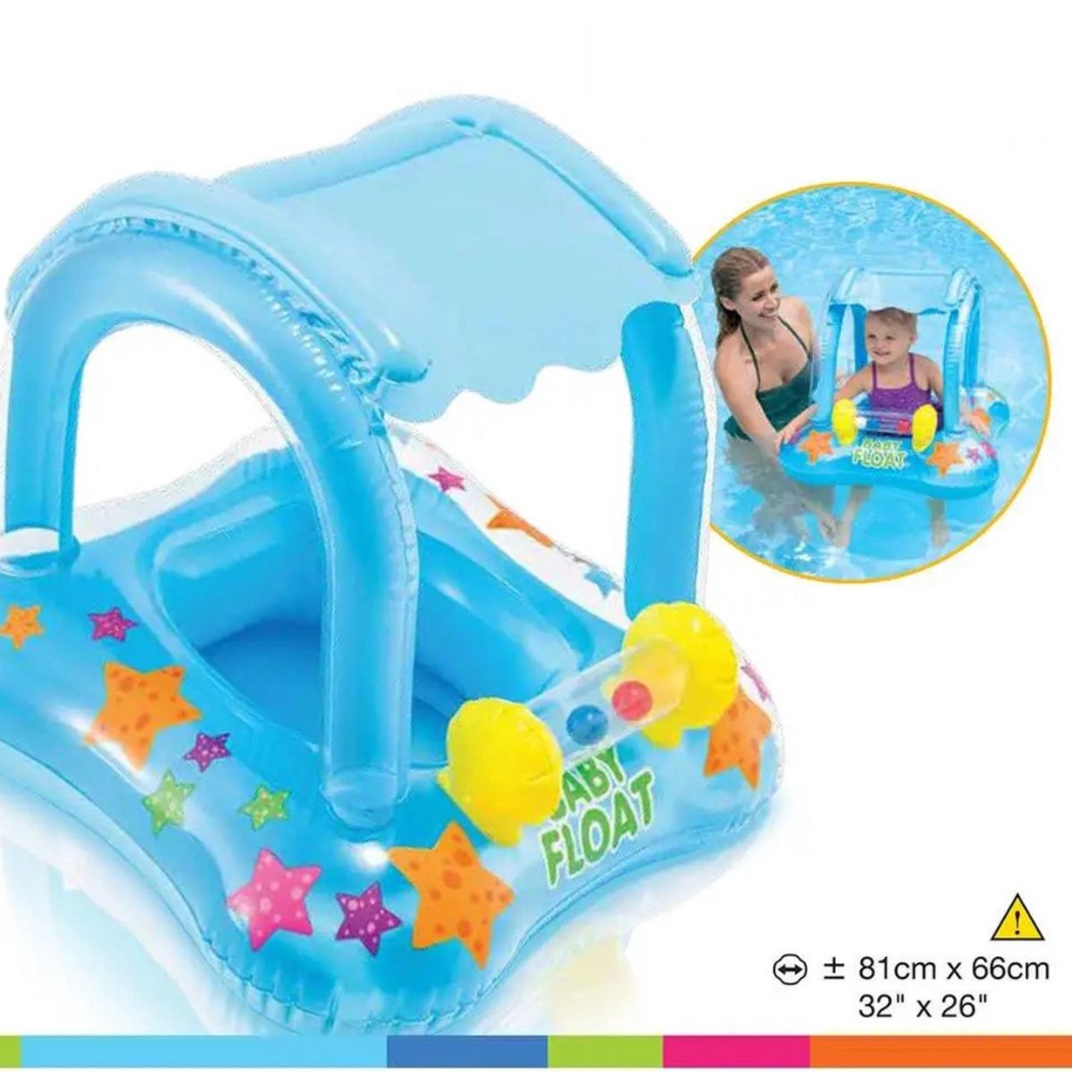 AnyPrice® Opblaasbare Waterstoel voor Kinderen - Comfortabel en Leuk Zwemmen - Voor het Water - Perfect voor Zomerplezier! - Blauw