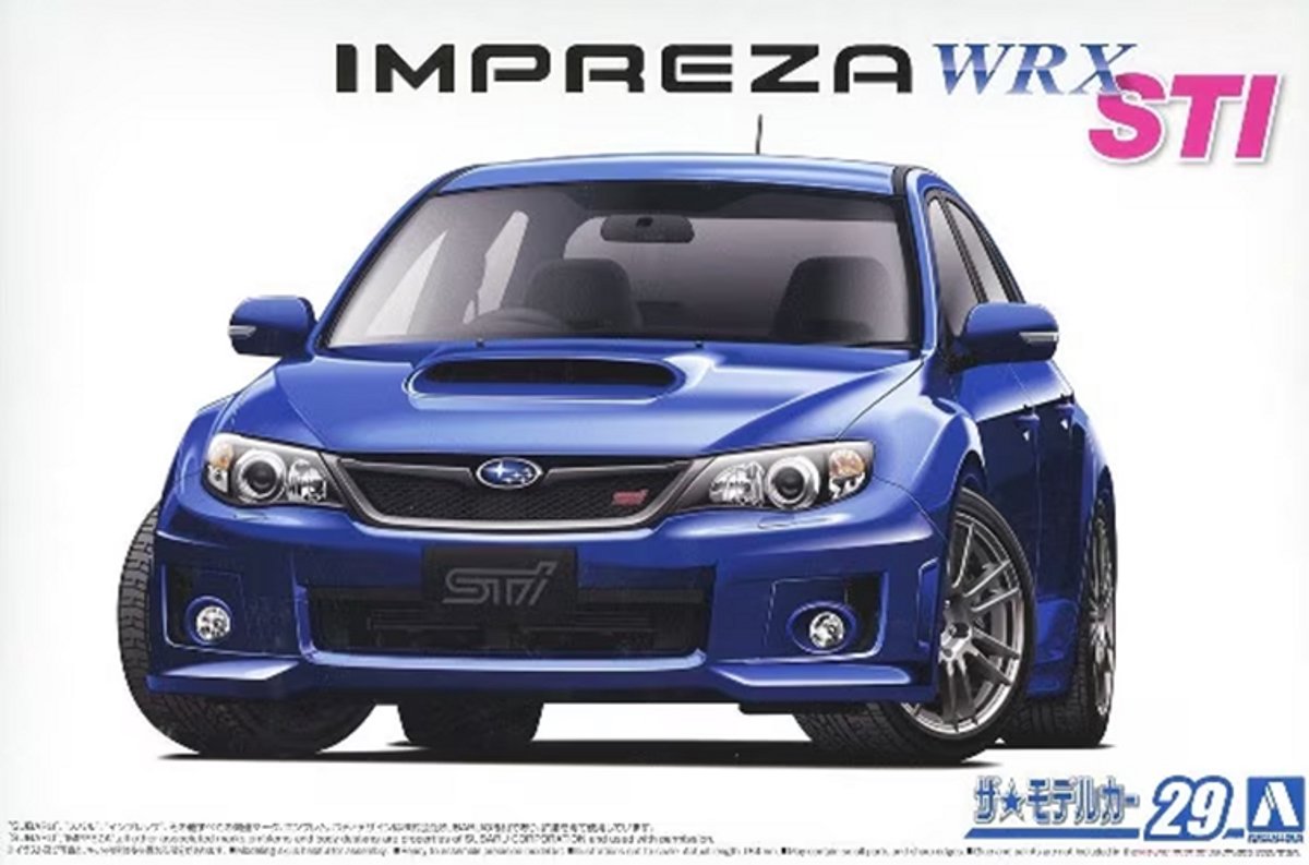 Aoshima Modelbouwpakket Auto - 05834 Subaru GRB Impreza WRX STI - Auto Plastic - 1:24 -
