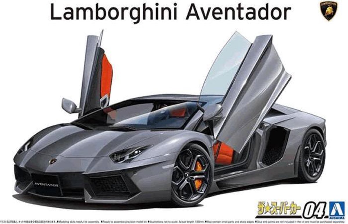 Lamborghini Aventador LP700 2011 - Aoshima modelbouw pakket 1:24
