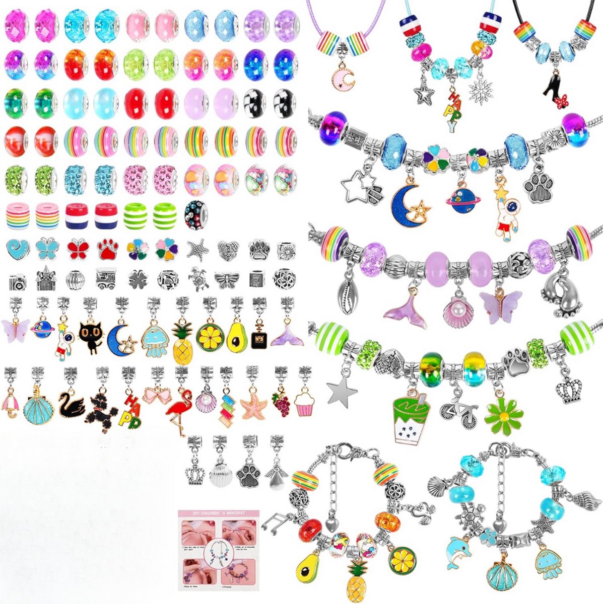 ApexArte® Armbandjes Maken Meisjes - Knutselkoffer - Kinderspeelgoed