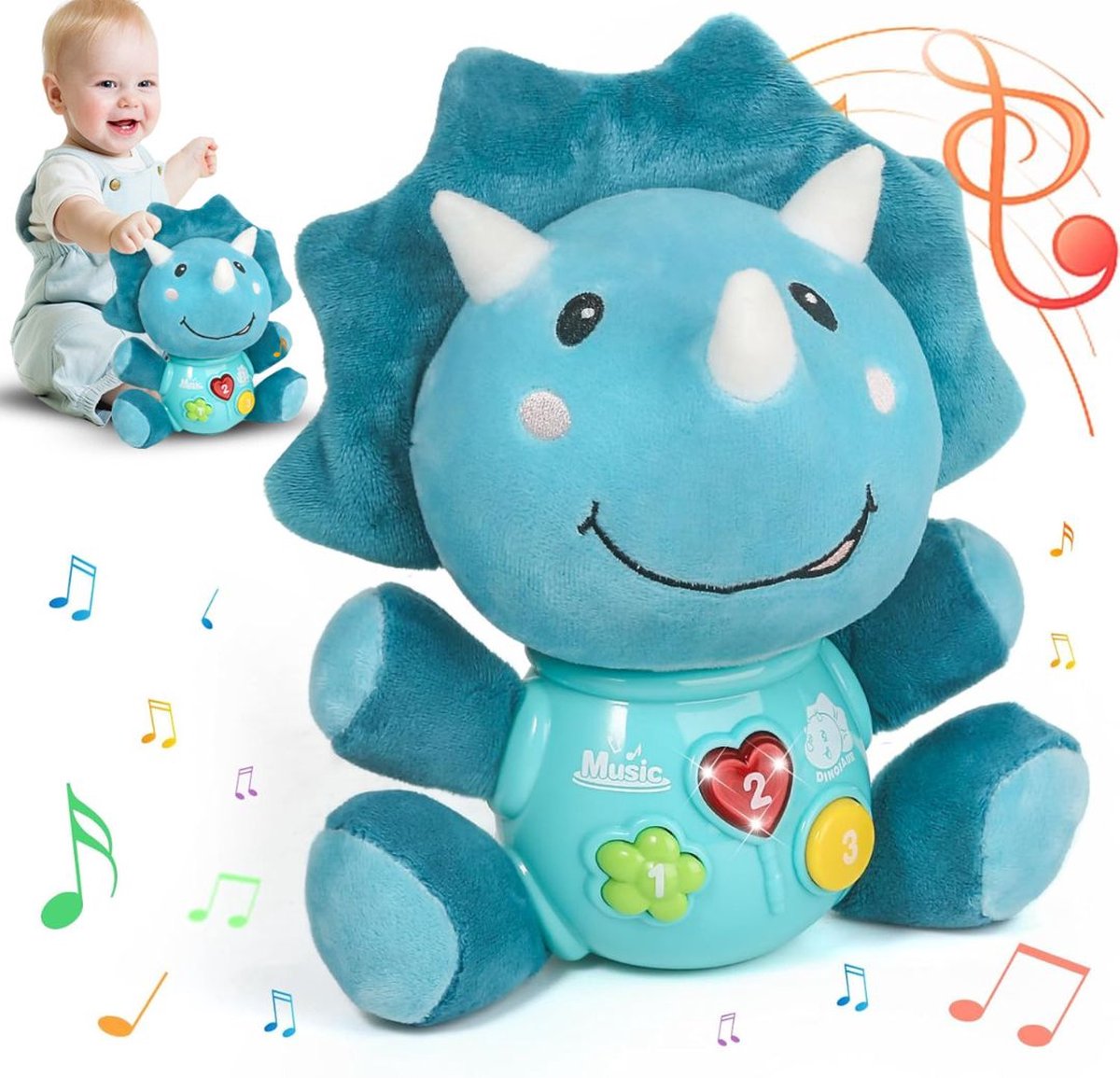   Baby Speelgoed 0 Jaar - Kinderspeelgoed 6 Maanden - Blauw