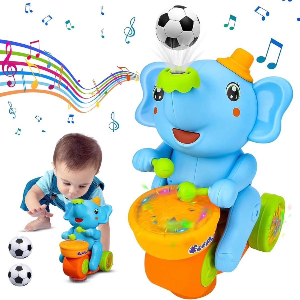 ApexArte® Baby Speelgoed 0 Jaar - Kinderspeelgoed 6 Maanden - Multicolor