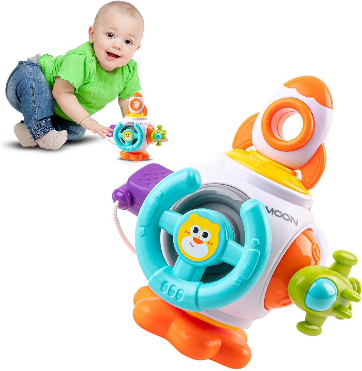 ApexArte® Baby Speelgoed 0 Jaar - Kinderspeelgoed 6 Maanden - Multicolor