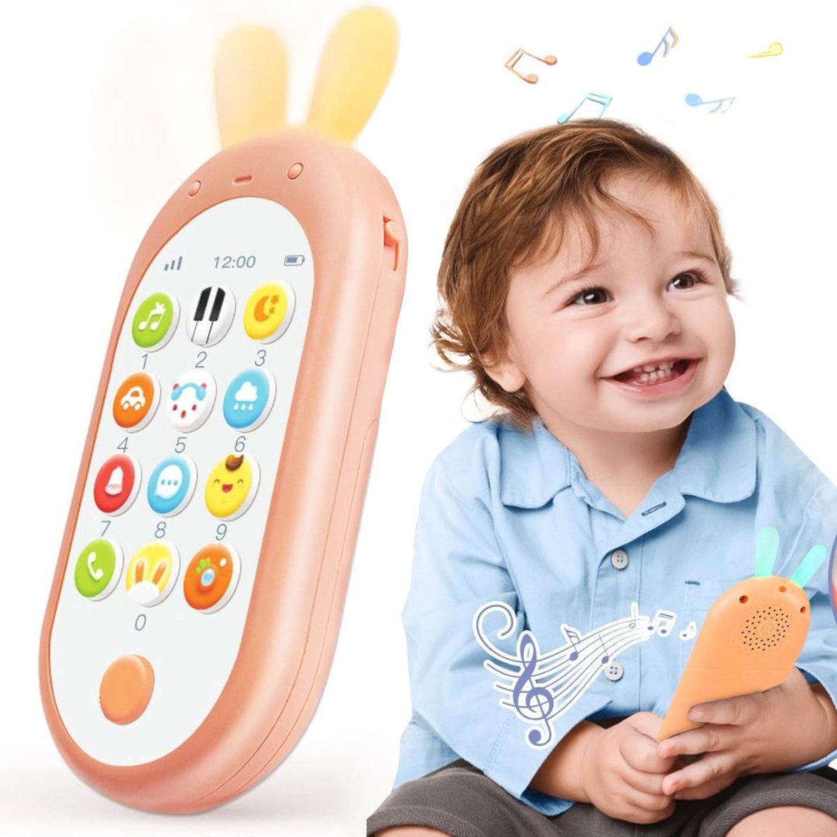 ApexArte® Baby Speelgoed 0 Jaar - Kinderspeelgoed 6 Maanden - Roze