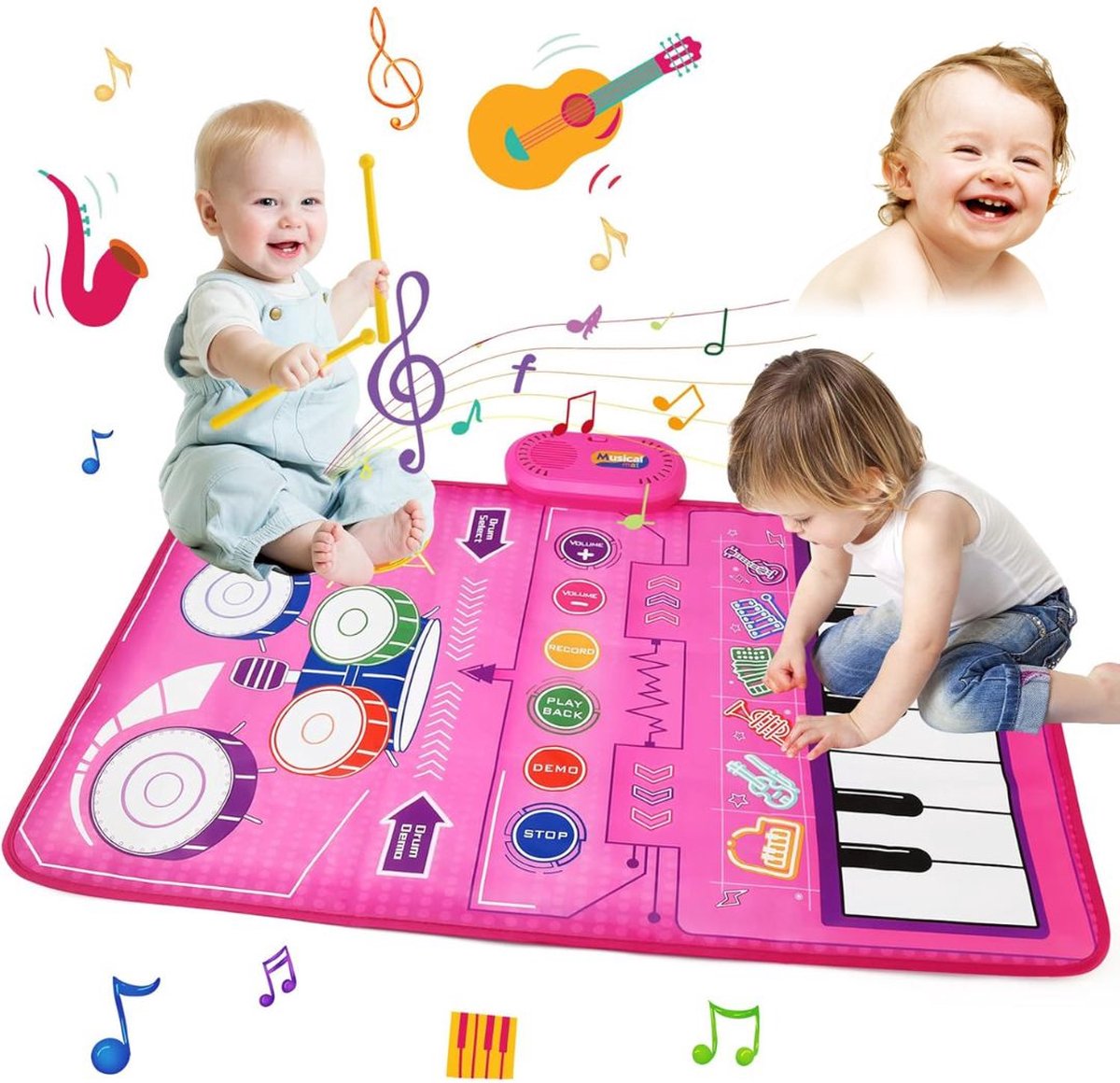 ApexArte® Dansmat voor Meisjes - Muziekmat - Kinderspeelgoed 2 Jaar