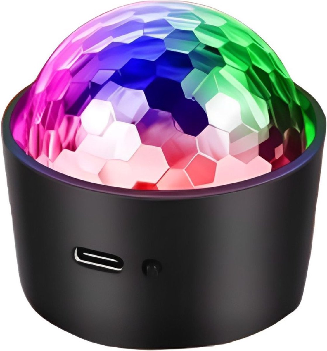 ApexArte® Discolamp Kinderen - Discobal - Feestverlichting met Afstandsbediening - Zwart