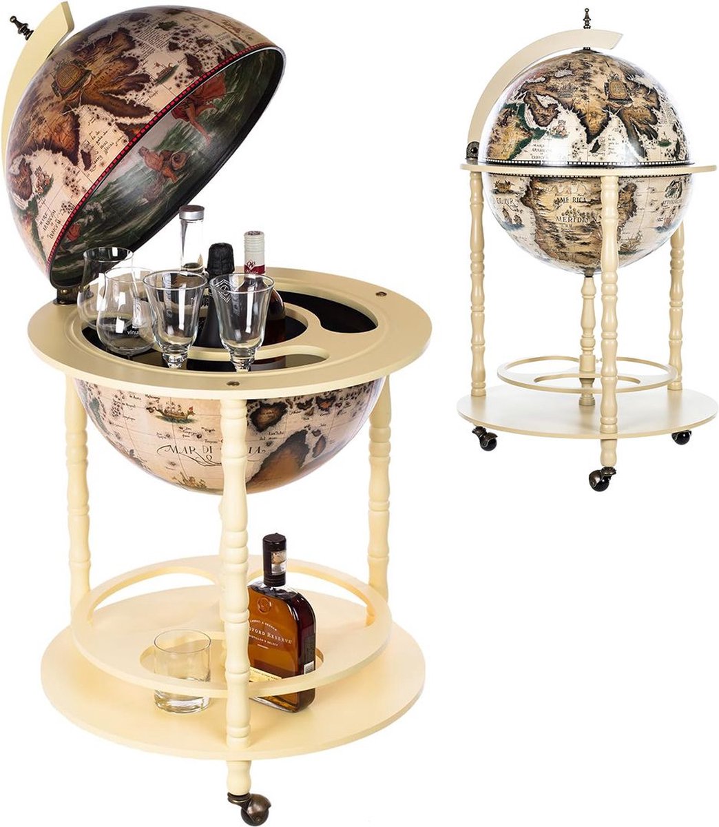   Globebar -   bar - Whiskey Set - Bijzettafel - Authentiek