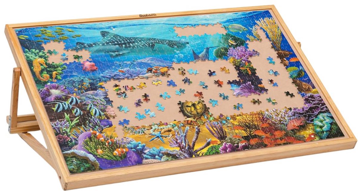 ApexArte® Puzzeltafel - Puzzelmat - Puzzelmap - Bruin