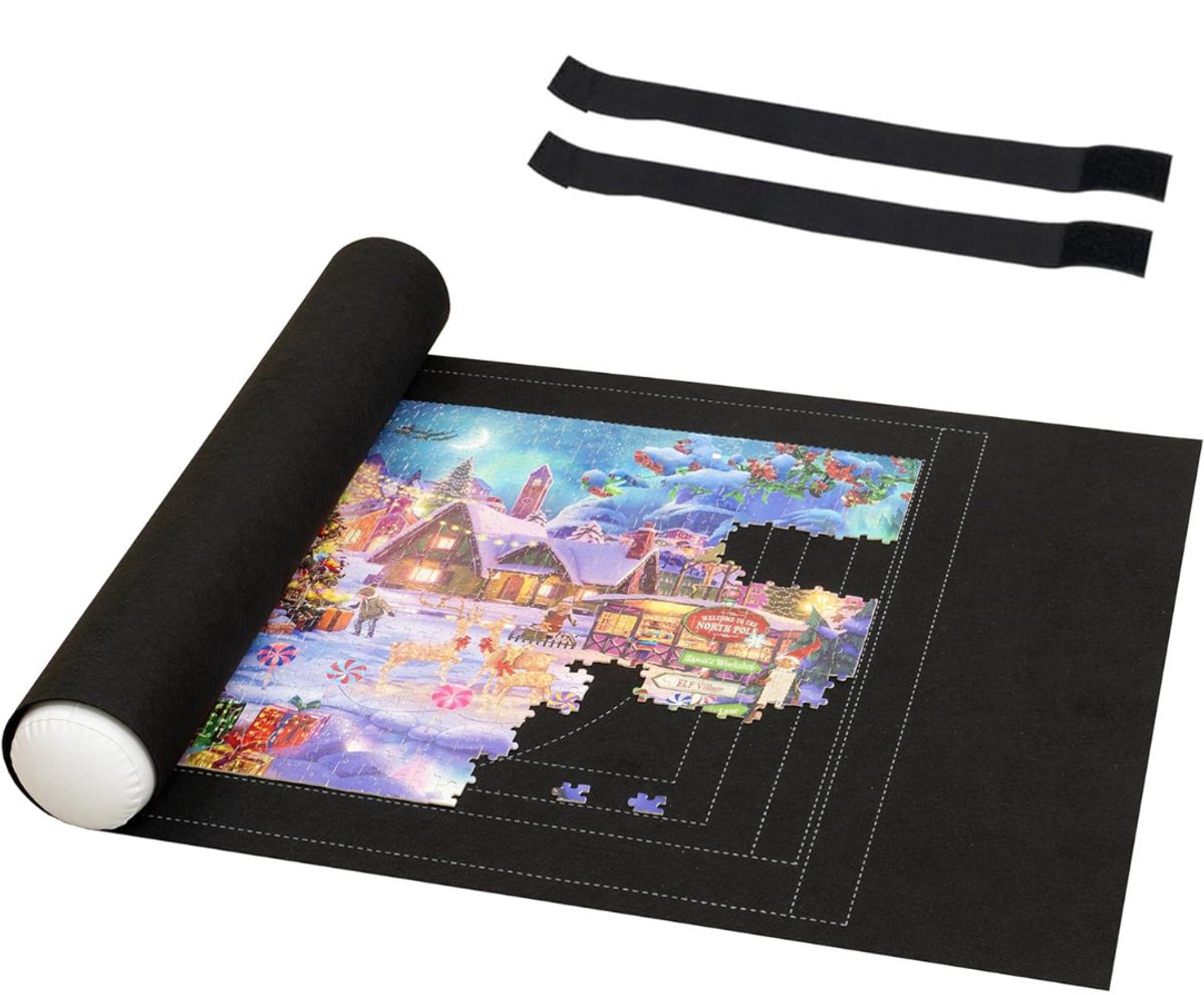 ApexArte® Puzzeltafel - Puzzelmat - Puzzelmap - Puzzelbord - 1500 Stukjes - Zwart